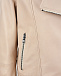 Кожаная куртка песочного цвета Brunello Cucinelli | Фото 4