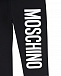 Спортивные брюки черного цвета с вертикальным принтом Moschino | Фото 3