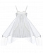 Белое платье с вышивкой &quot;русалки&quot; Stella McCartney | Фото 2