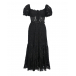 Черное платье с рукавами-фонариками Charo Ruiz | Фото 1