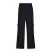 Черные спортивные брюки с накладными карманами 5 Preview | Фото 1