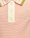 Платье с воротником-поло, розовое Emporio Armani | Фото 3