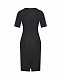 Трикотажное черное платье-футляр Dan Maralex | Фото 5
