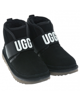 Базовые черные ботинки UGG Черный, арт. 1110703K BLK | Фото 1