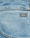 Джинсы прямого кроя, голубые GCDS | Фото 10