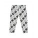 Белые спортивные брюки со сплошным лого Dolce&Gabbana | Фото 1