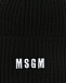 Шапка черного цвета MSGM | Фото 3