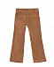 Бежевые вельветовые брюки Monnalisa | Фото 2