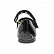 Черные лаковые туфли с лого на ремешке Dolce&Gabbana | Фото 3