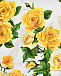 Футболка со сплошным принтом &quot;желтые розы&quot; Dolce&Gabbana | Фото 3