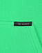 Зеленая толстовка-худи с карманом-кенгуру Dan Maralex | Фото 7