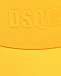 Бейсболка с лого в тон, желтая Dsquared2 | Фото 3