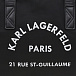 Сумка-шоппер с логотипом, 27x37x14 см Karl Lagerfeld kids | Фото 5
