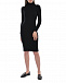 Черное мини-платье в рубчик Pietro Brunelli | Фото 5
