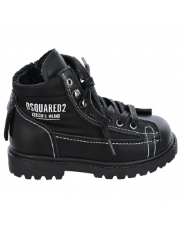 Ботинки черного цвета Dsquared2 Черный, арт. 72224 VAR.1 | Фото 2