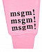 Розовые спортивные брюки с логотипом MSGM | Фото 3