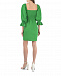 Зеленое льняное платье мини ALINE | Фото 3