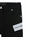 Черные джинсы с серебристым патчем Dolce&Gabbana | Фото 3