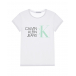 Белая футболка с логотипом Calvin Klein | Фото 1