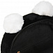 Черный рюкзак с помпонами, 35x24x11 см Regina | Фото 4