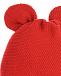 Красная шапка из шерсти с &quot;ушками&quot; Aletta | Фото 3