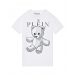 Белая футболка с принтом &quot;медвежонок&quot; Philipp Plein | Фото 1