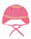 Розовая шапка с принтом &quot;единорог&quot; Il Trenino | Фото 2