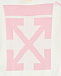 Белый джемпер с розовыми полосками на рукавах Off-White | Фото 3