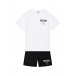 Комплект: белая футболка и черные бермуды Moschino | Фото 1