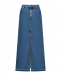 Джинсовая юбка с разрезами Philosophy Di Lorenzo Serafini | Фото 1