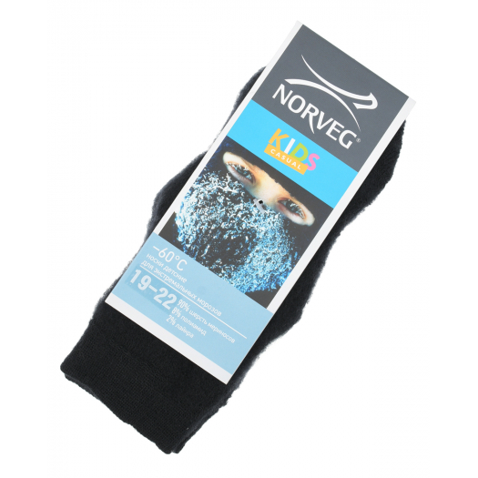 Черные носки для экстремальных морозов Norveg | Фото 1