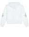 Белая спортивная куртка с вышивкой &quot;пальмы&quot; MSGM | Фото 2