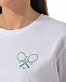 Белая футболка с принтом &quot;теннисные ракетки&quot; Forte dei Marmi Couture | Фото 6