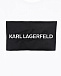 Белая футболка с логотипом Karl Lagerfeld kids | Фото 3