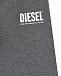 Серые спортивные брюки с поясом на кулиске Diesel | Фото 3