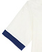 Белая футболка-поло с контрастным логотипом Moncler | Фото 4