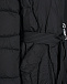 Пальто с декоративной прострочкой, черное Diego M | Фото 3