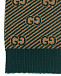 Шерстяной шарф с логотипом, 150х12 см GUCCI | Фото 4
