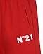 Красные спортивные брюки с логотипом No. 21 | Фото 3