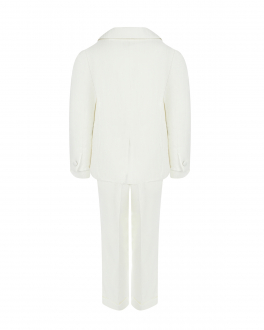Костюм: пиджак, брюки, рубашка и бабочка, белый Baby A Белый, арт. A2280 90 | Фото 2