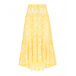 Белая юбка с желтым шитьем Charo Ruiz | Фото 1