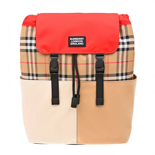 Спортивный рюкзак с клапаном,16,5x37x27 см Burberry | Фото 1