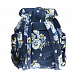 Синий рюкзак с цветочным принтом Monnalisa | Фото 3