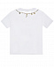 Белая футболка с принтом &quot;колье&quot; Dolce&Gabbana | Фото 2