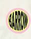 Укороченная футболка с розовым лого Barrow | Фото 3