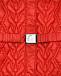 Стеганое пуховое пальто красного цвета Moncler | Фото 3