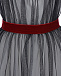 Черное платье с бордовым поясом  | Фото 3