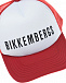 Красно-белая бейсболка с логотипом Bikkembergs | Фото 3