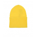 Желтая шапка с отворотом  | Фото 1