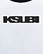 Футболка slim fit с черной окантовкой и лого, белая Ksubi | Фото 7